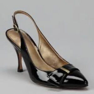 Circa Joan & David Black luxe sandals